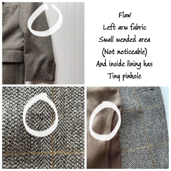 Ralph Lauren Suit Jacket Blazer Sport Coat Brown Size 42S Business office - Picture 9 of 15